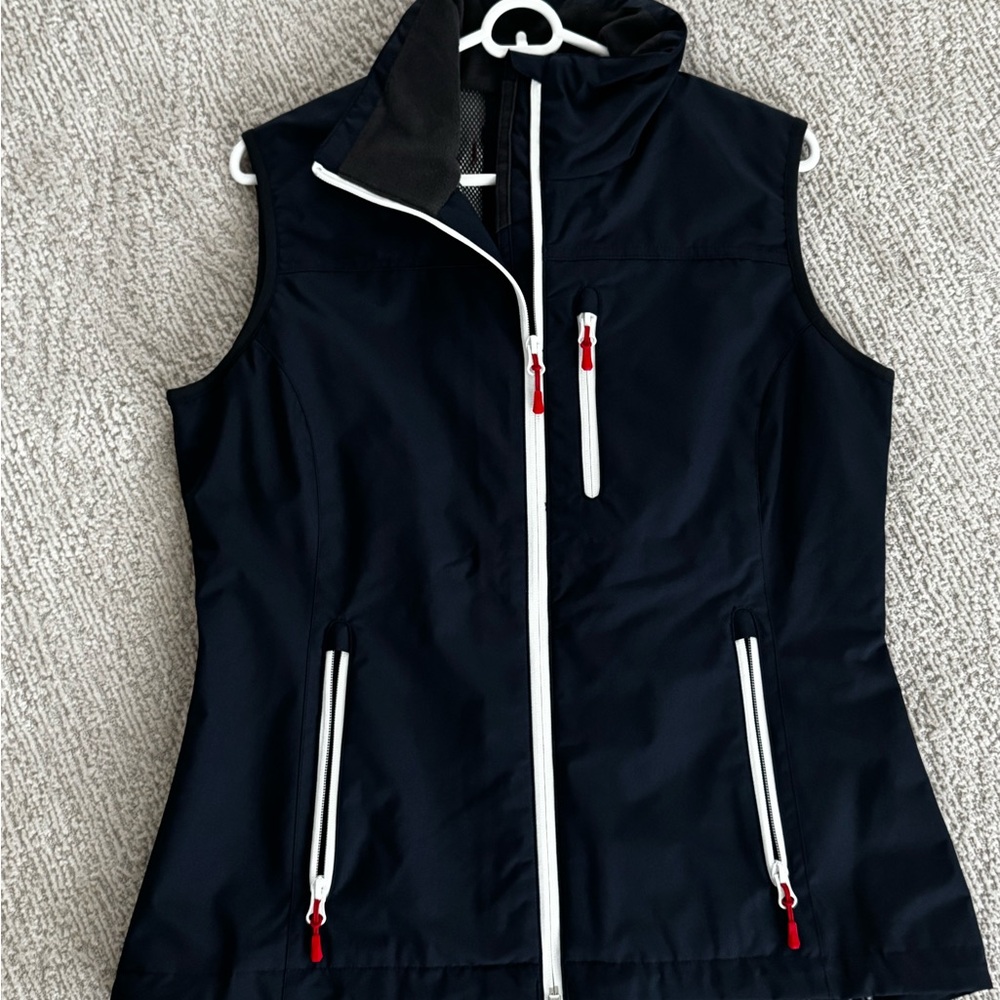 Women's Navy Sleeveless Vest